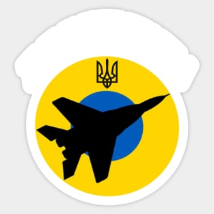 The ghost of kiev. I Stand With Ukraine. Support Ukraine and Ukrainians - Save Ukraine Sticker